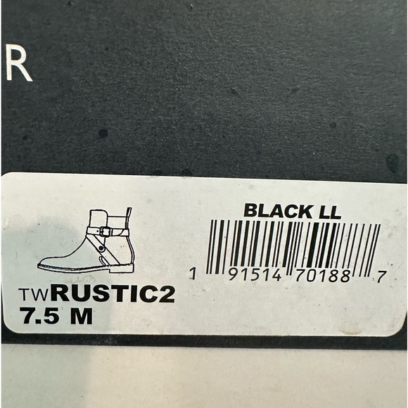 Tommy Hilfiger Rustic2 black Bottie Lightly preloved no call-outs size 7.5W - Picture 2 of 7